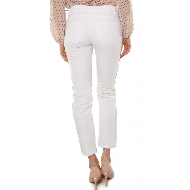 Donna Abbigliamento da Jeans da Jeans dritti PantaloneLOLA SANDRO FERRONE in Materiale sintetico di colore Bianco 
