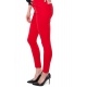 JEANS SKINNY IN COTONE STRETCH, ROSSO