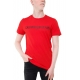 T-SHIRT CON STAMPA LOGO FRONTALE, ROSSO