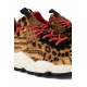 SNEAKERS DONNA ANIMALIER, CAMMELLO