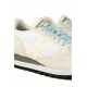 SNEAKERS DONNA JAZZ 81 IN PELLE E TESSUTO, BIANCO