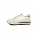 SNEAKERS DONNA JAZZ 81 IN PELLE E TESSUTO, BIANCO