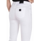JEANS FLARE CROPPED, BIANCO