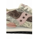 SNEAKERS DONNA SHADOW IN PELLE STAMPA RETTILE, BEIGE