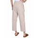 PANTALONE BAGGY IN COTONE, BEIGE