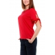 TOMMY HILFIGER T-SHIRT ROSSO ROSSO